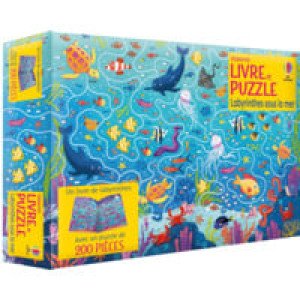  Labyrinthes Sous La Mer - Coffrets Livre Et Puzzle 