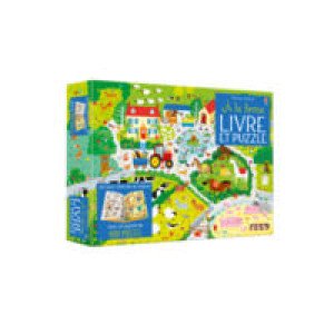  Coffret A La Ferme (livre Et Puzzle) 