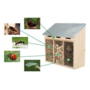  Hôtel Pour Insectes Hauteur 30 Largeur 30 Profondeur 14 Cm. Animallparadise 