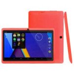  Tablette Tactile Android 6.0 7 Pouces Quad Core 72go Dual Cam Flash Rouge Wifi, Usb Y 