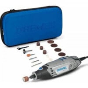  Outil Rotatif Multifonction Dremel 3000 (130 W, Livré Dans Un Coffret Avec 1 Sac Et 1 