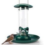  Wildlife Friend I Mangeoires Pour Oiseaux Sauvages Pour Graines Avec Assiette De Nourriture Xl - Mangeoire Oiseaux Avec 