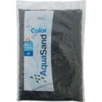  Sable Aquatique 2-3 Mm Noir Ébène 1kg Pour Aquarium. Animallparadise 