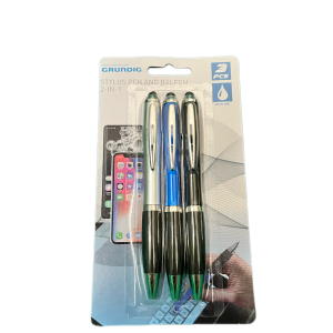 Stylus Pen and Balpen 2-in-1 de Grundig, 2pcs, Encre Bleue, Vendu par Winplle Shop