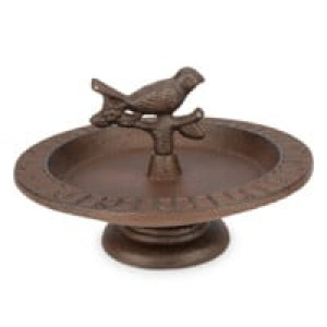  Wildlife Friend I Abreuvoir Pour Oiseaux Debout – Résistant Au Gel Pour Jardin Et Balcon (∅ 20 Cm) I Bain D'oiseaux, Bas 