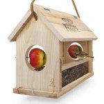  Wildtier Herz | Mangeoire Oiseaux Exterieur Xxl En Bois - Maison Oiseaux Avec Distributeur Alimentaire Suspendu Imperméa 
