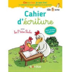  Livre Cocorico je sais lire ! - Cahier d'écriture avec les P'tites Poules pour droitier et gaucher 