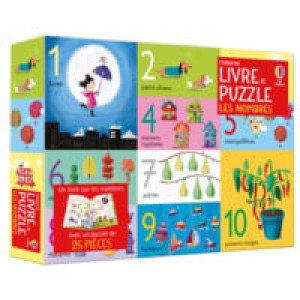  Les Nombres - Coffret Livre Et Puzzle 