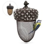  Wildlife Friend I Mangeoire Oiseaux Exterieur - Gland - Mangeoire Pour Oiseaux Suspendue - Grande Capacité Distributeur 