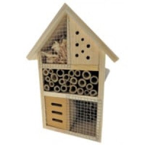  Hôtel Pour Insectes, 18 X 9 X Hauteur 26 Cm, Insectes Animallparadise 