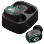 Casque Bluetooth sans fil avec lumière tactile - Mini bouchons d'oreille de haute qualité - Son HD stéréo - Anti-transpiration - Casque universel