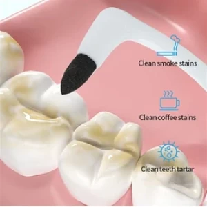 Brosse à Dents Orthodontique SAF avec Éponge Anti-Taches et Dissolvant de Tartre