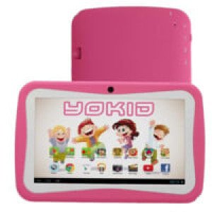  Tablette Tactile 7 Pouces Yokid Jeu Éducatif Android 16go Contrôle Parental Rose Usb, 